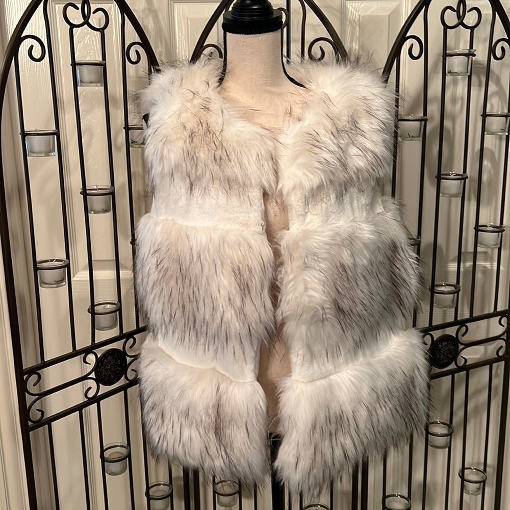 Faux fur vest